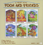 Disney a Year with Pooh & Friends 1 Souv. of 6 stamps Mint NH