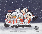 Sierra Leone Mickey Minnie Anniversary Christmas Snow Souvenir Sheet Mint NH