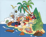 Grenada Mickey Donald Goofy Desert Island Souvenir Sheet MNH