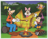 Ghana Mickey Minnie And Goofy In The Summer Souvenir Sheet MNH