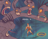 Grenada Hercules Monster Mayhem Souvenir Sheet Mint NH