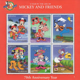 Ghana A Year In The Life Of Mickey And Friends Souvenir Sheet of 6 Stamps MNH