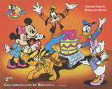 Disney Stamp Mickey Minnie Pluto Goofy Donald Party Imp. Souv Stamp MNH