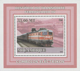Rail Transportation Story Electric Trains Re4 Mini Sov. Sheet Stamp MNH