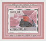 Rail Transportation Story Electric Trains ALCO RS-1 Mini Sov. Sheet Stamp MNH