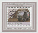 Special Transport History Emergency Land Rover Ambulance Mini Sov. Sheet Stamp M