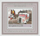 Special Transport Emergency Citroen Ambulance Mini Sov. Sheet Stamp MNH