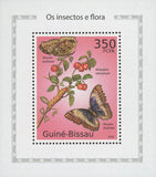 Insects And Flora Morpho Deidamia Butterfly Mini Sov. Sheet MNH