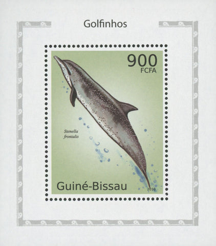 Dolphins Atlantic Spotted  Mini Souvenir Sheet Mint NH