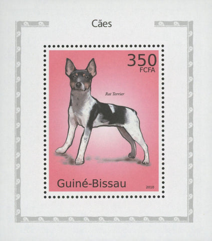 Dog Stamp Pet Animal Rat Terrier Miniature Souvenir Sheet Stamp Mint NH