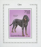 Dog Stamp Black and Tan Coonhound Mini Sov. Sheet Stamp Mint NH