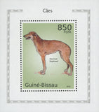 Dog Stamp American Staghound Mini Sov. Sheet Stamp Mint NH