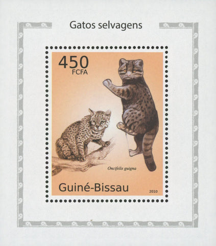 Wild Cats Stamp Kodkod Mini Sov. Sheet MNH