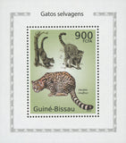 Wild Cats Stamp Geoffroy's Mini Sov. Sheet MNH