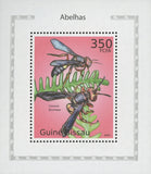 Bees Stamp Insect Cerceris Bicornuta Mini Souvenir Sheet MNH