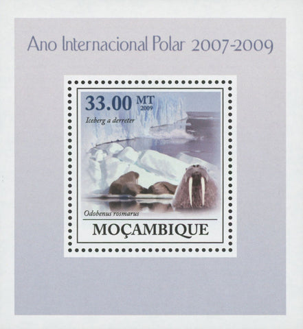 First International Polar Year Iceberg Mini Sov. Sheet MNH