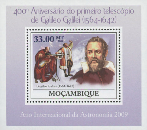 Galileo Galilei Astronomy Mini Sov. Sheet MNH