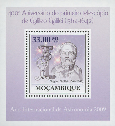 Galileo Galilei Telescope Mini Sov. Sheet MNH