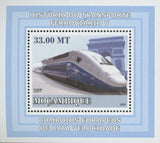 European High Speed Trains TGV Mini Sov. Sheet MNH