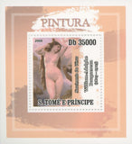 Paintings Venus Birth Mini Sov. Sheet MNH