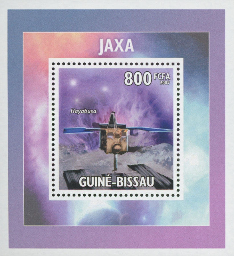 JAXA Stamp Hayabusa Space Mini Sov. Sheet MNH