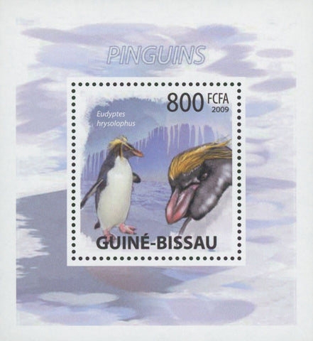 Penguin Stamp Eudyptes Hrysolophus Mini Sov. Sheet MNH