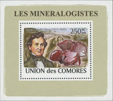 Mineralogist Jamee Dwight Dana Mini Sov. Sheet MNH