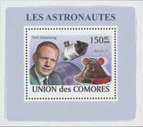 Astronaut Neil Armstrong Space Mini Sov. Sheet MNH