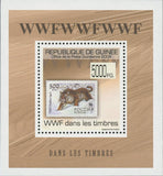 Stamp in a Stamp WWF Panther Mini Sov. Sheet MNH