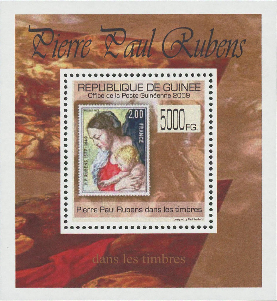 Stamp in a Stamp Pierre Paul Rubens Painter Mini Sov. Sheet MNH
