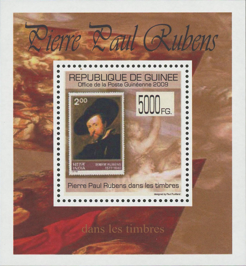 Stamp in a Stamp Pierre Paul Rubens  Miniature Sov. Sheet MNH