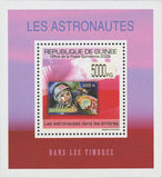Stamp in a Stamp Astronauts Mini Sov. Sheet MNH