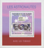 Stamp in a Stamp Astronauts Satellite Mini Sov. Sheet MNH