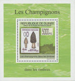 Stamp in a Stamp Mushrooms Fungi France Mini Sov. Sheet MNH