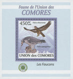 Falcons Stamp Peregrinus Eleanorae Birds Mini Sov. Sheet MNH
