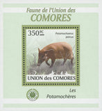 Bushpigs Pig Stamp Potamochoerus Porcus Mini Sov. Sheet MNH