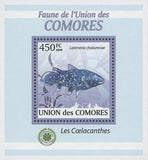 Coelacanths Fish Stamp Latimeria Chalumnae Mini Sov. Sheet MNH