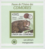 Mongoose Lemur Stamp Coconut Mini Sov. Sheet MNH