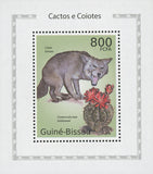 Cactus and Coyotes Canis Gymnocalycium Mini Sov. Sheet MNH