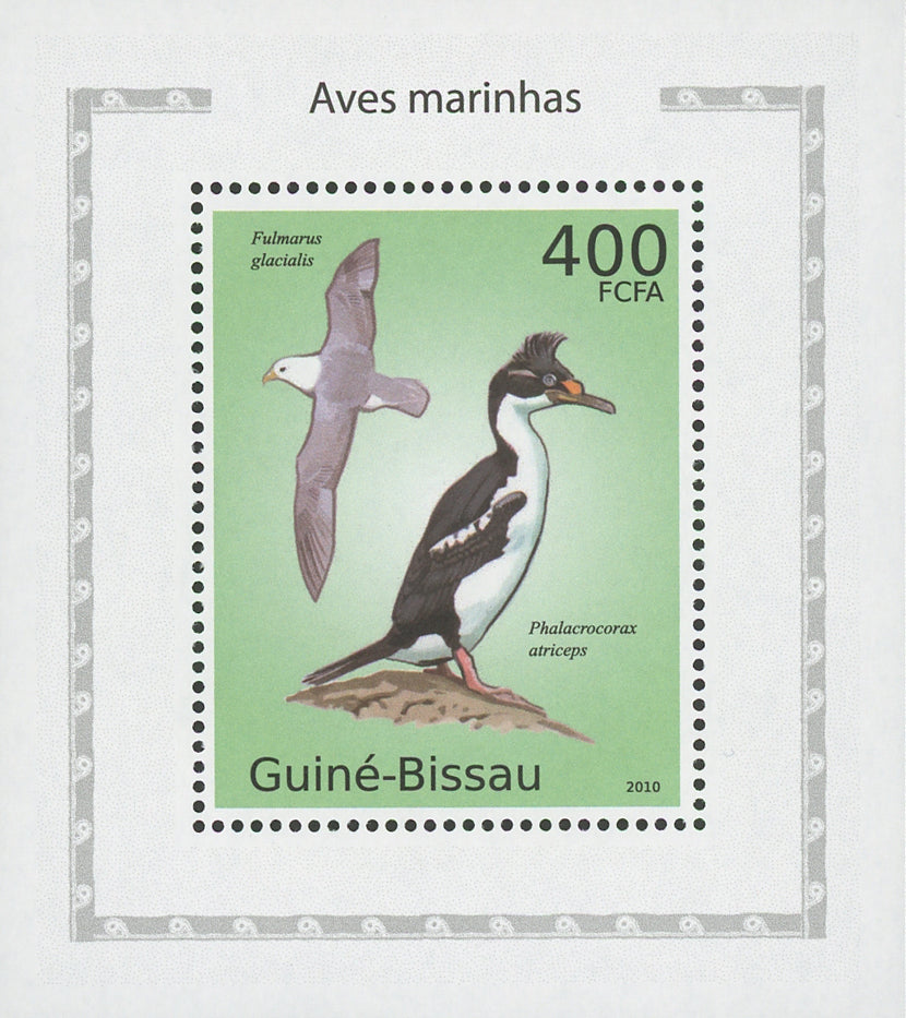 Sea Birds Fulmarus Glacialis Mini Sov. Sheet MNH