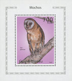 Owls Tyto Galucops Birds Mini Sov. Sheet MNH