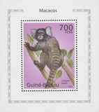 Macaque Callibella Humilis Monkey Mini Sov. Sheet MNH