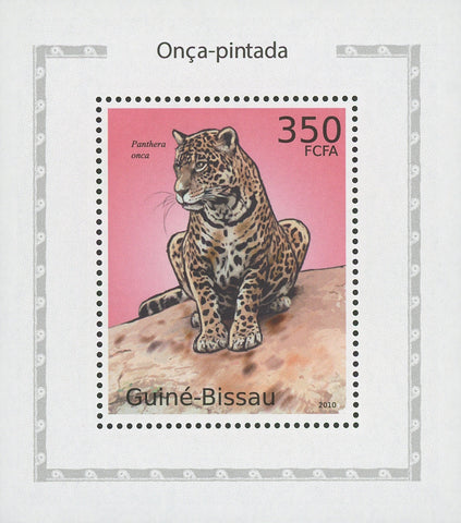 Jaguars Panthera Onca Mini Sov. Sheet MNH