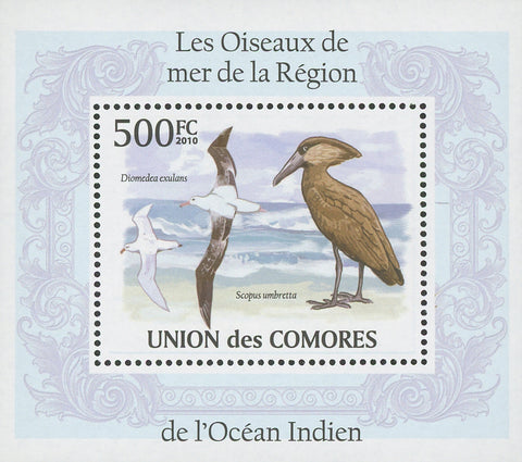 Indian Ocean Sea Birds Domedea Exulans Mini Sov. Sheet MNH Mint