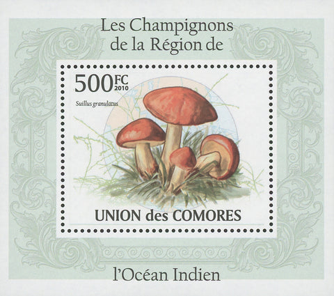 Indian Ocean Mushrooms Suillus Granulatus Mini Sov. Sheet MNH