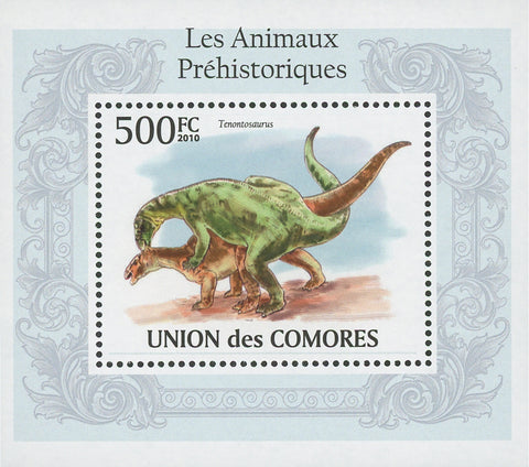 Prehistoric Animals Tenontosaurus Mini Sov. Sheet MNH