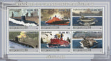 Maritime Transportation History Souvenir Sheet of 6 Stamps MNH