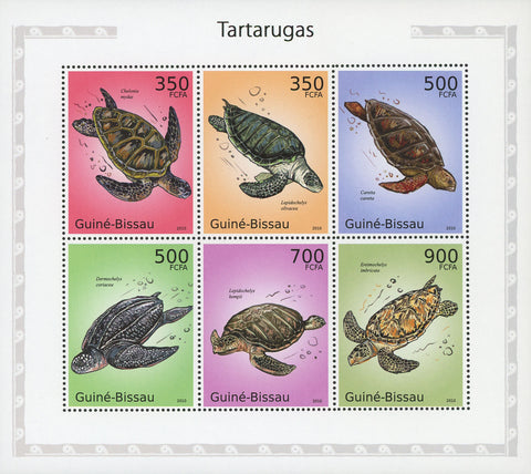 Turtles Souvenir Sheet of 6 Stamps Mint NH