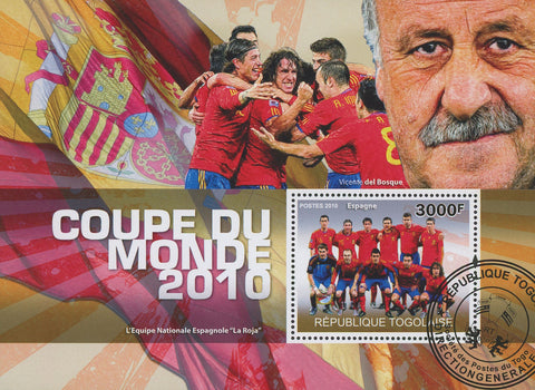World Cup 2010 Soccer Sport Souvenir Sheet