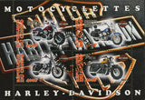 Congo Motorcycle Harley Davidson Souvenir Sheet